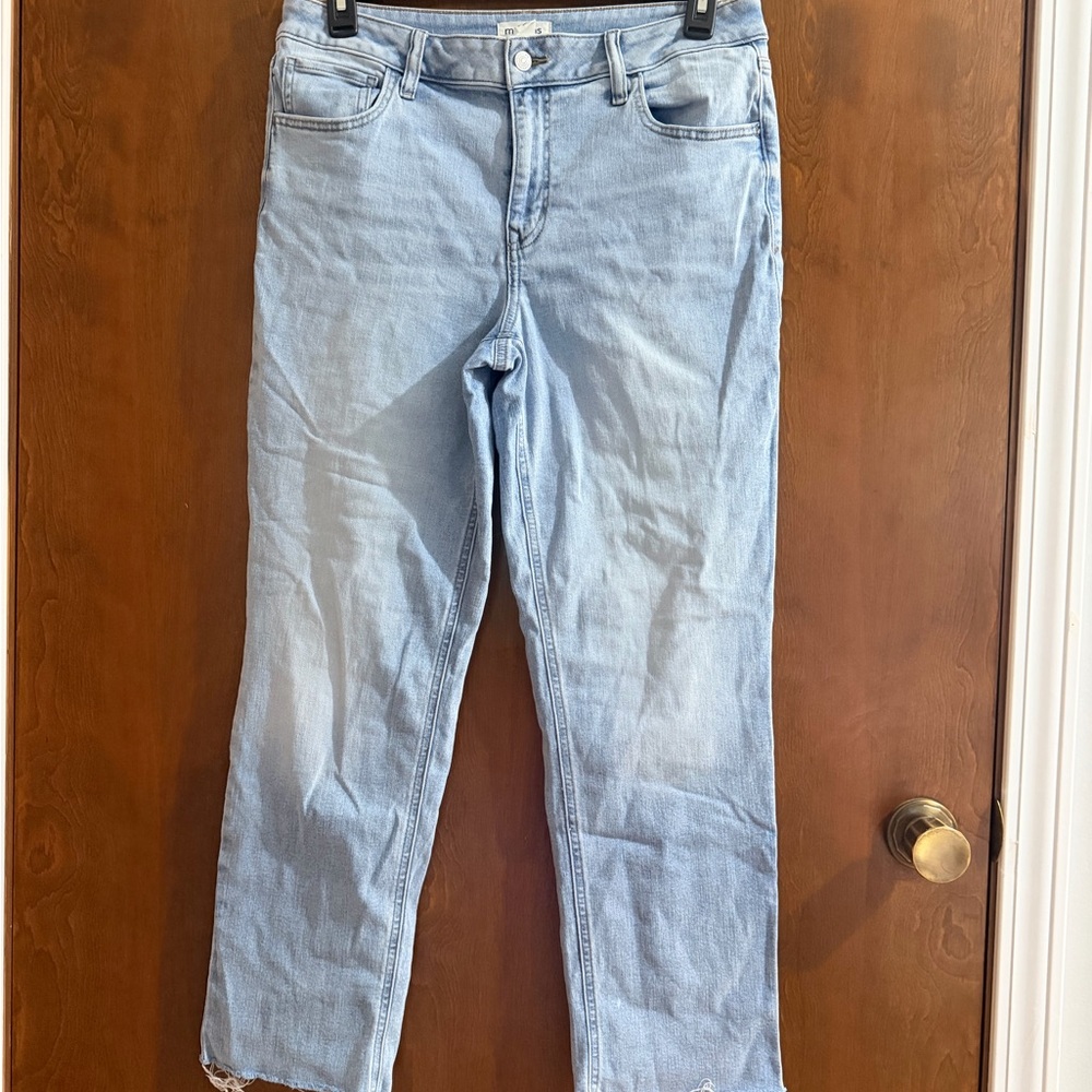 Maurices Light Blue Straight Leg Jeans